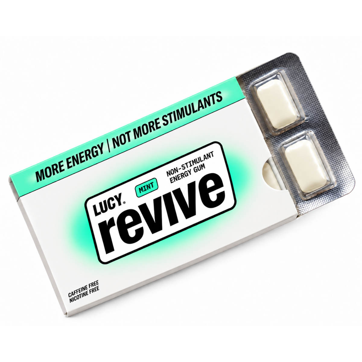 Lucy Revive Energy Gum | Mint