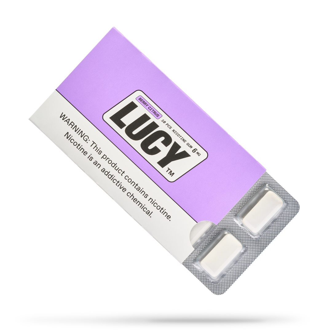 Lucy Nicotine Gum | Berry Citrus 6mg