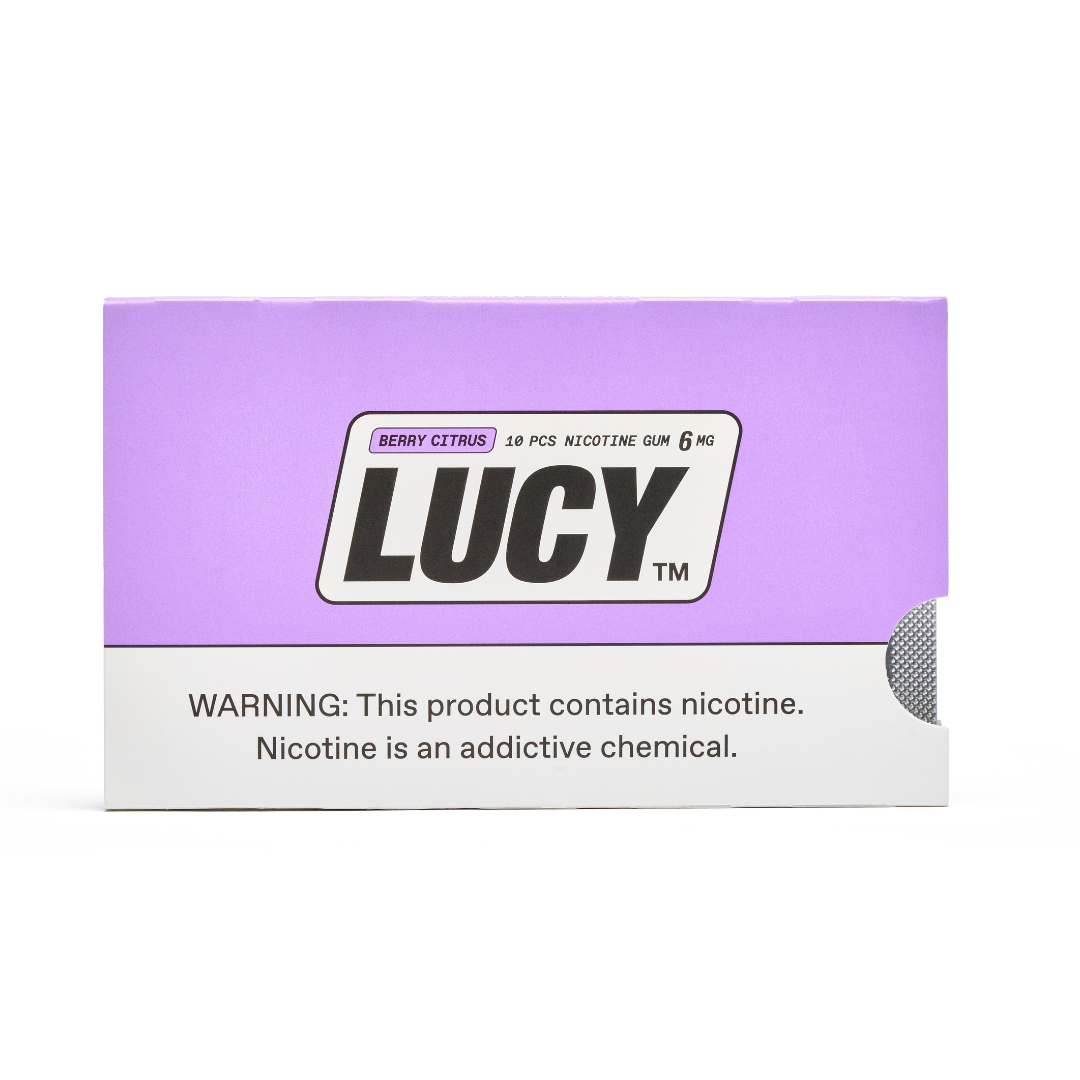 Lucy Nicotine Gum | Berry Citrus 6mg